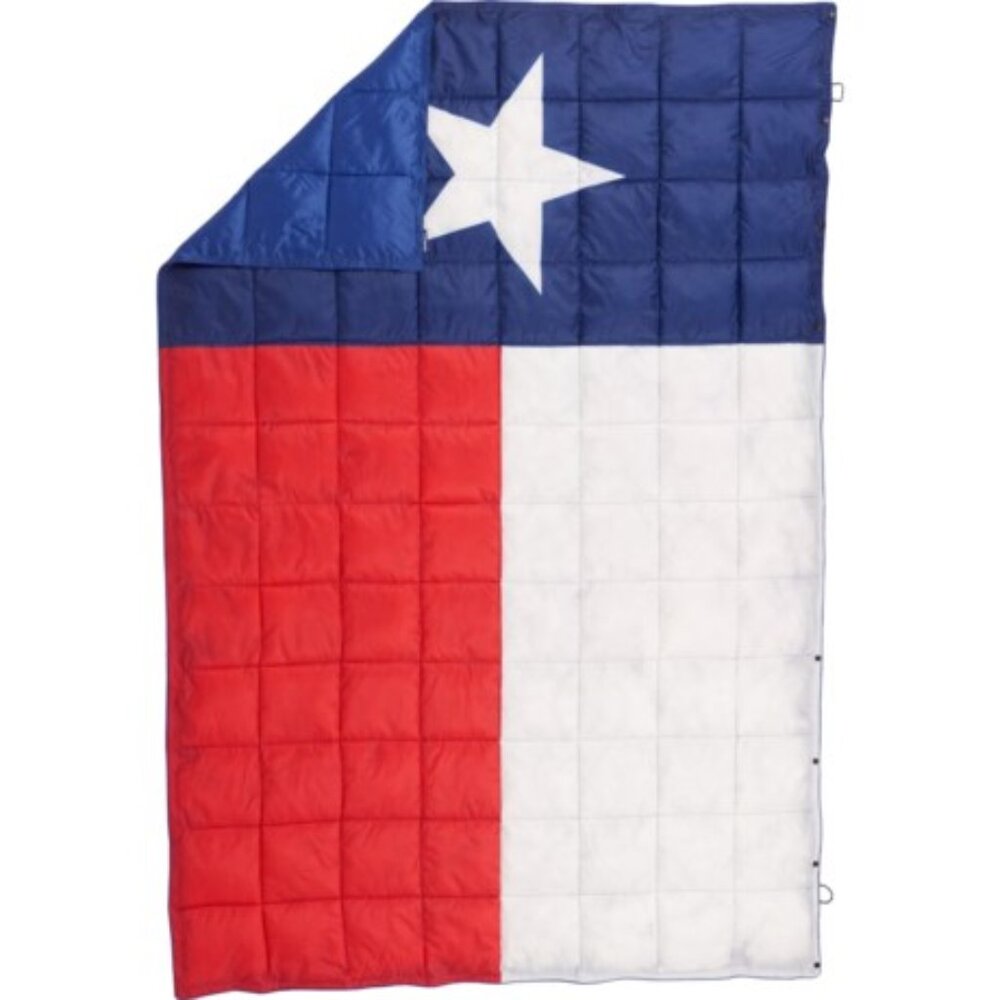 Pack Venture Texas State Flag Packable Camping Blanket - 53x78 inches